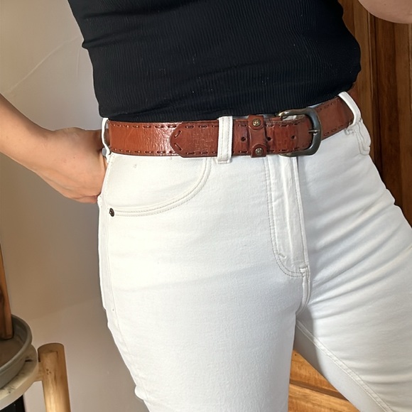 Fossil genuine Leather Tan Cognac‎ Belt. Size M - Picture 1 of 8